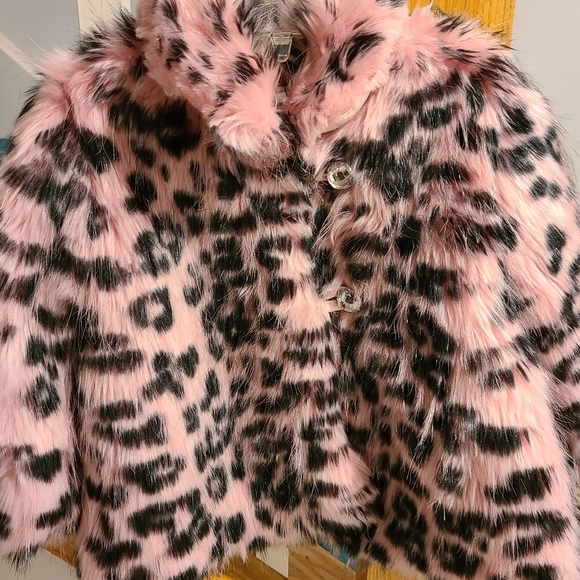 Asos Pink Leopard Coat 2025